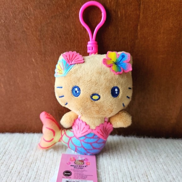 🍒[NWT] Hello Kitty Keychain | Keyring | Plush *Hawaii Exclusive* - Picture 3 of 16